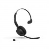 Jabra Evolve3 45 MS Mono ακουστικά με μικρόφωνο και Link 390c, επί του αυτιού, Bluetooth, μαύρα