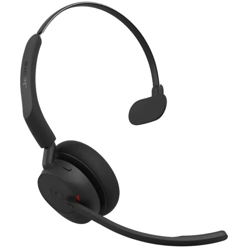 Jabra Evolve3 45 MS Mono ακουστικά με μικρόφωνο και Link 390c, επί του αυτιού, Bluetooth, μαύρα