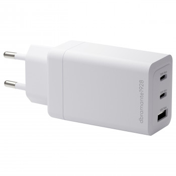 dbramante1928 CI70CCWH4436 τροφοδοτικό, 70 W, 2x USB-C + 1x USB-A, φις ΕΕ, λευκό