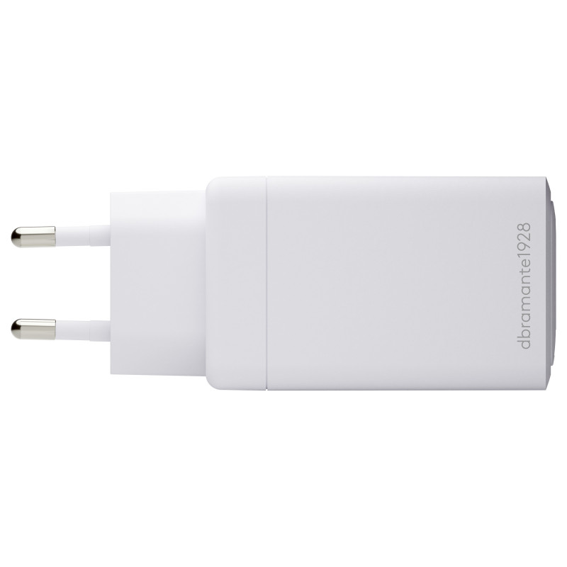dbramante1928 CI70CCWH4436 τροφοδοτικό, 70 W, 2x USB-C + 1x USB-A, φις ΕΕ, λευκό