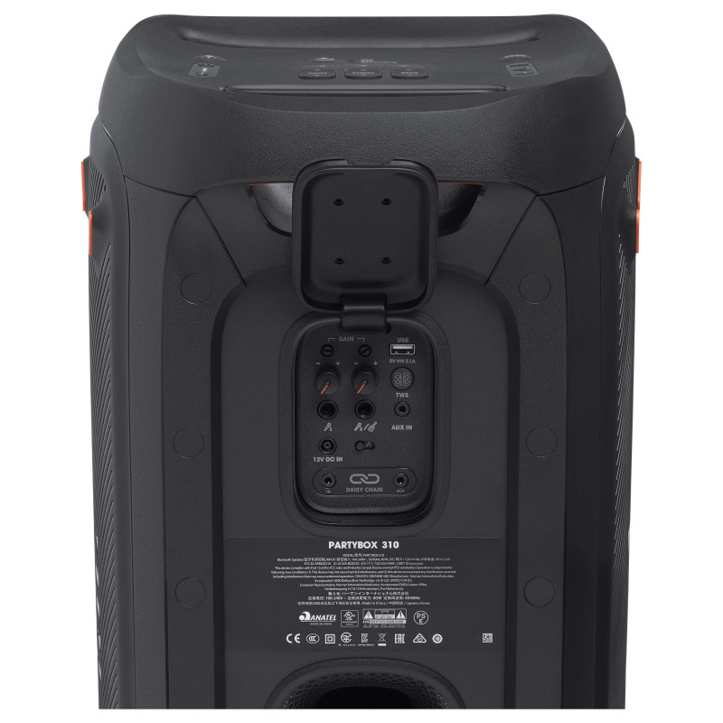 JBL PartyBox 310 JBLPARTYBOX310EU φορητό ηχείο για πάρτι, ασύρματο, Bluetooth, έλεγχος μέσω εφαρμογής, 240 W, δύο δρόμων, μαύρο
