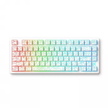 Mchose Jet 75 HW-Jet75-8 πληκτρολόγιο gaming, διακόπτες Kailh Magnetic God