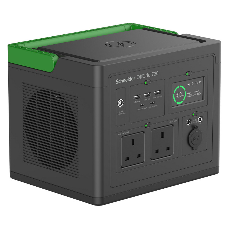 APC Schneider OffGrid 730 PPS730-UK φορητός σταθμός ενέργειας, 738 Wh, πρίζες UK