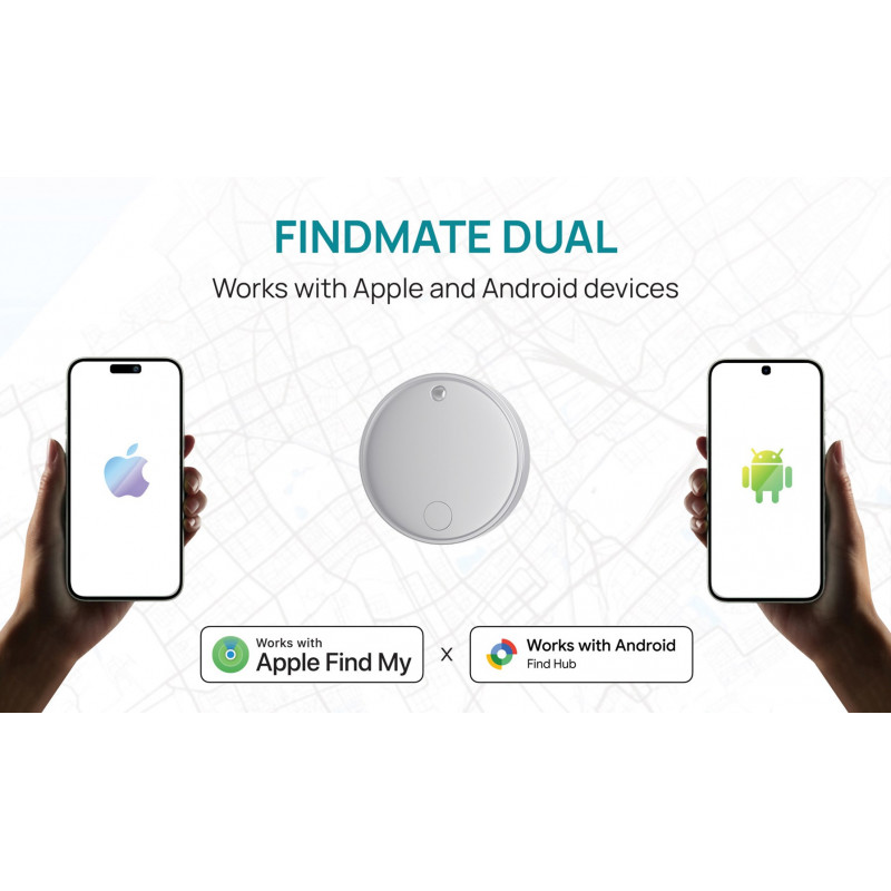 XD Design FindMate Dual RCS ιχνηλάτης P301.6203, Apple Find My και Android Find Hub, IPX5