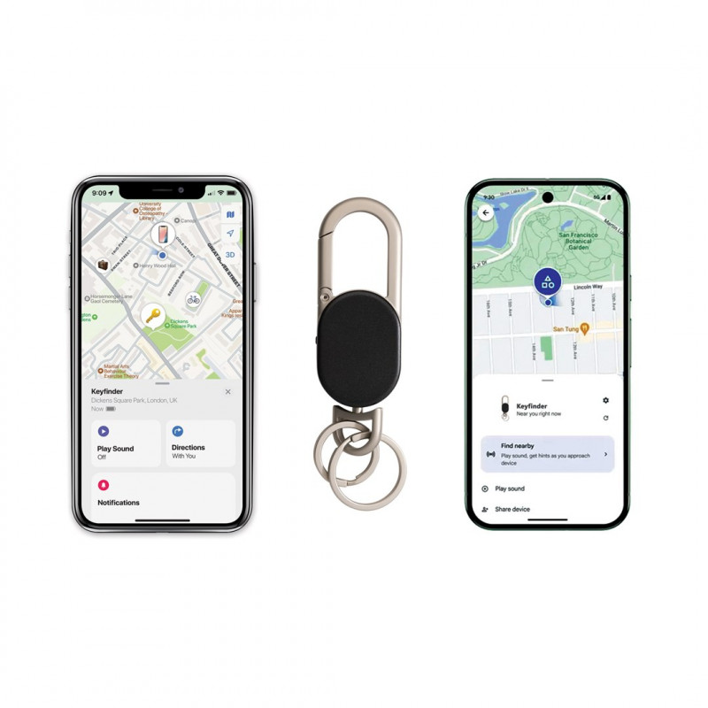 XD Design Connects Keyfinder Dual ιχνηλάτης κλειδιών, Apple και Android Find, P301.1601