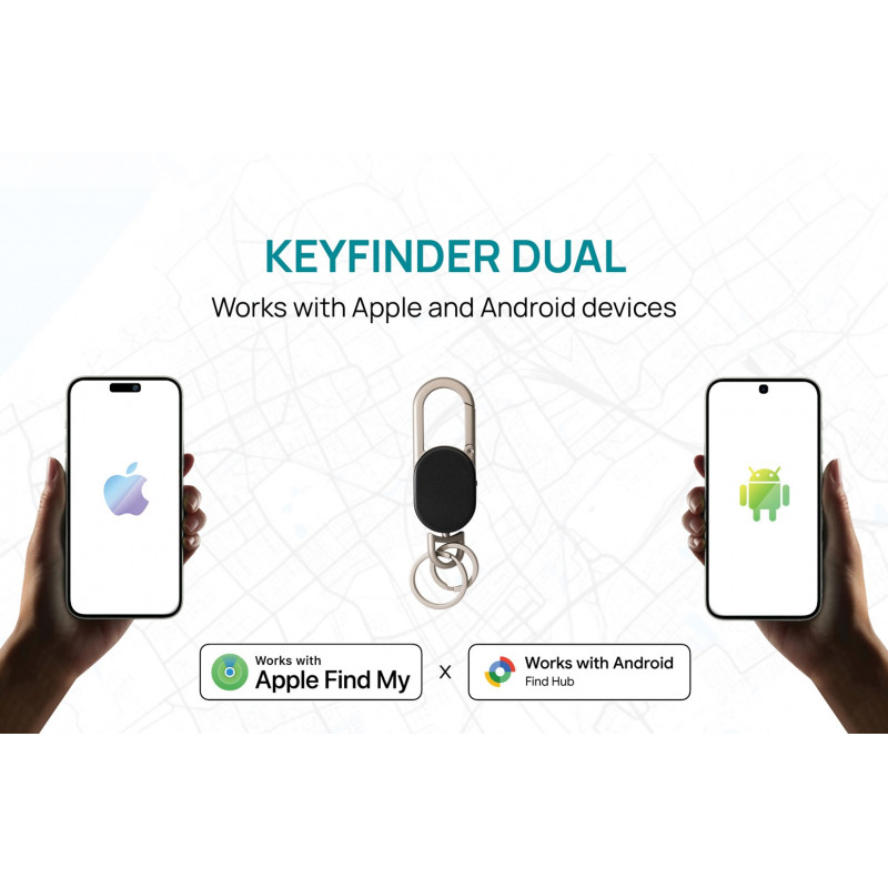 XD Design Connects Keyfinder Dual ιχνηλάτης κλειδιών, Apple και Android Find, P301.1601