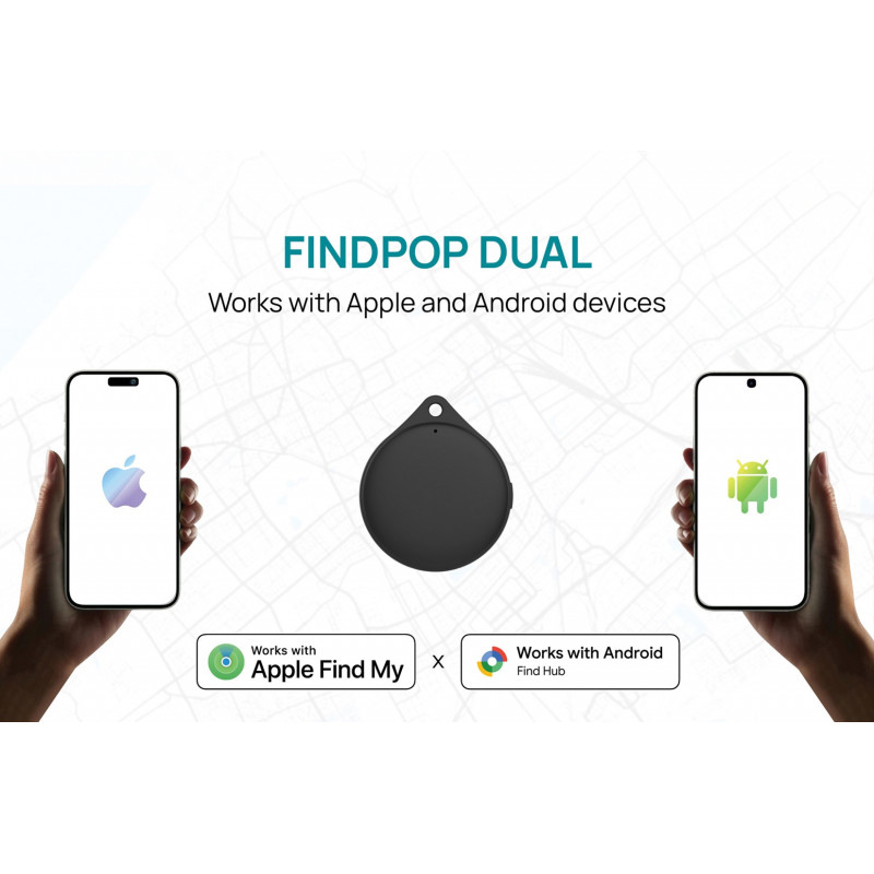 XD Design Connects Findpop Dual ιχνηλάτης, Apple και Android Find, IPX5, P301.1701
