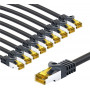 Goobay 69414 καλώδιο δικτύου RJ45 CAT 6A S/FTP (PiMF), 500 MHz, με καλώδιο CAT 7, 2 m, μαύρο
