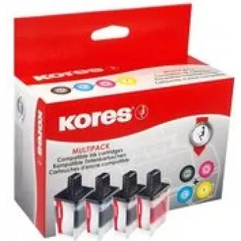 Kores G1537KIT πολυσυσκευασία μελανιού για Brother LC-3219XL, μαύρο + κυανό + ματζέντα + κίτρινο