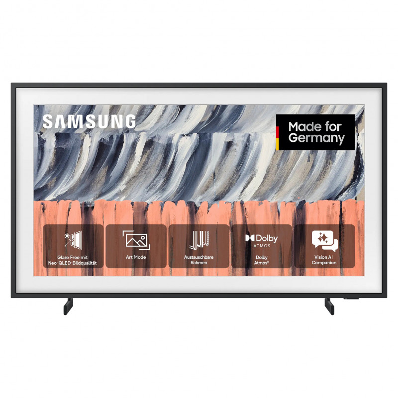 Samsung GQ43LS03HEUXZG The Frame, QLED Smart τηλεόραση 43", 4K UHD, μαύρη