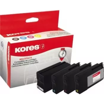 Kores G1722KIT κασέτες μελάνης ως αντικατάσταση των HP 950XL/951XL, μαύρο + κυανό + ματζέντα + κίτρινο (4 τεμ.)