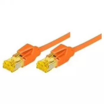 Tecline καλώδιο σύνδεσης δικτύου Cat 6A S/FTP (S-STP), RJ-45 σε RJ-45, 0,5 m, πορτοκαλί