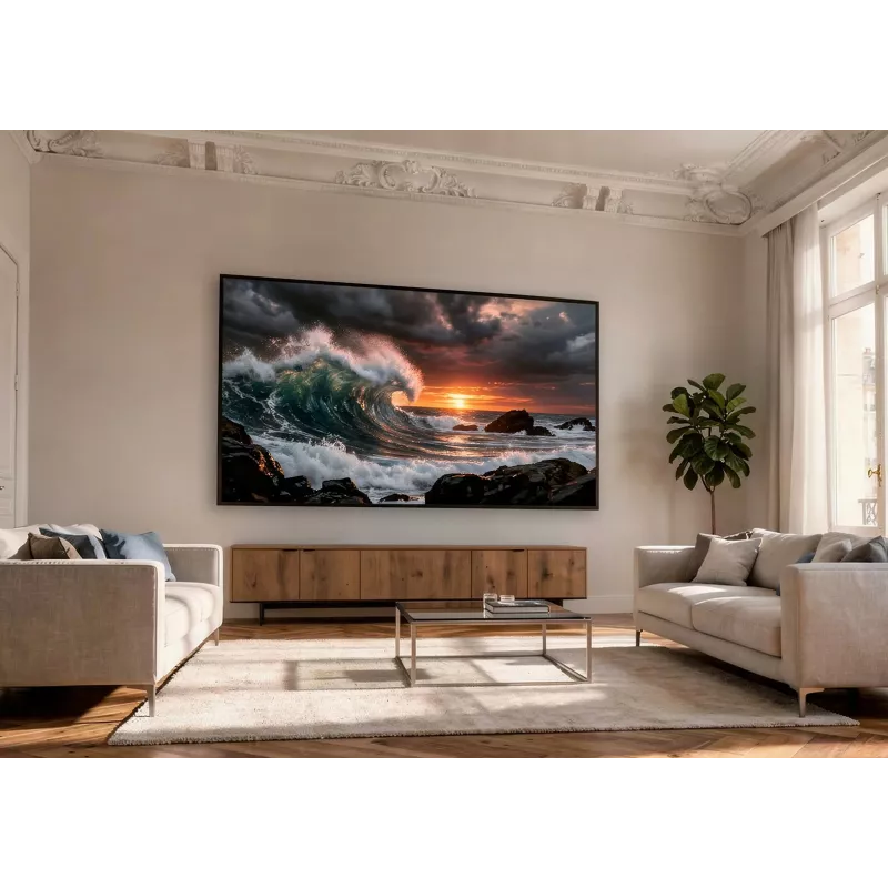 celexon HomeCinema Frame 120 Dynamic Slate οθόνη προβολής με πλαίσιο υψηλής αντίθεσης, 120″ (304,8 cm)