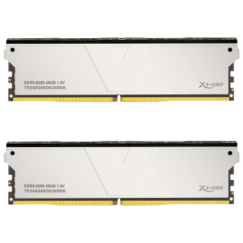 V-Color TE548G60D830SKK ECC OC U-DIMM DDR5-6000 κιτ μνήμης, CL30, XMP και EXPO, 96 GB (διπλό κιτ)