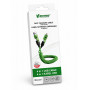 Vakoss MLU680G καλώδιο 4 σε 1, 1,5 m, 60 W, 3 A, QC/PD, πράσινο