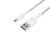 Καλώδιο WINX LINK Simple USB σε Micro USB, πλεκτό νάιλον, 1 m, λευκό
