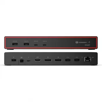 Lenovo ThinkPad Thunderbolt 4 Smart Dock 40BE0135DE σταθμός σύνδεσης, μαύρος, 100 W, 4K@60Hz