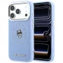 Karl Lagerfeld Point & Choupette Sketch MagSafe θήκη για iPhone 18 Pro Max / 17 Pro Max, μπλε