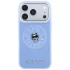 Karl Lagerfeld Point & Choupette Sketch MagSafe θήκη για iPhone 18 Pro Max / 17 Pro Max, μπλε