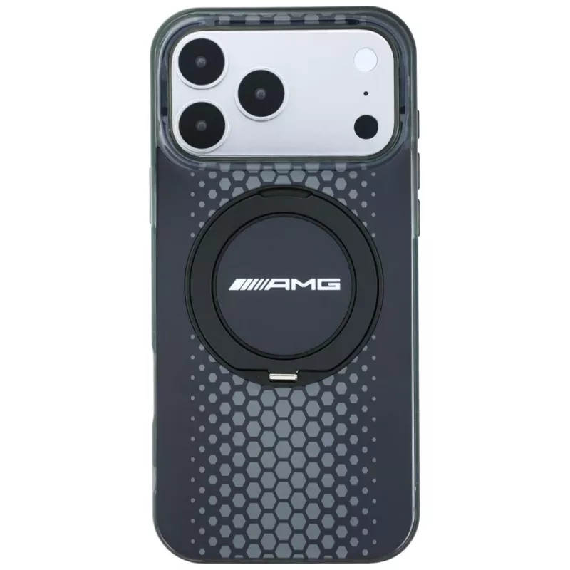 Mercedes-AMG IML Double Layer Urban Line with Ring Stand MagSafe θήκη για iPhone 18 Pro Max / 17 Pro Max, μαύρη
