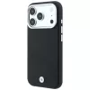 BMW Sign Inclined Deboss Letters MagSafe θήκη για iPhone 18 Pro Max / 17 Pro Max, μαύρη