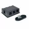 S/CONN maximum connectivity διανομέας ISDN 6 θέσεων, σετ με καλώδιο σύνδεσης 3,0 m, 71400-6SET