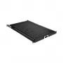 EFB Elektronik 691651ATS.12 συρόμενο ράφι ικριώματος 19″ 1U, βαθύ μαύρο RAL 9005