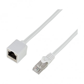 LogiLink CQX061S προέκταση καλωδίου σύνδεσης Cat.6A Premium, 3 m, λευκή