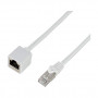 LogiLink CQX061S προέκταση καλωδίου σύνδεσης Cat.6A Premium, 3 m, λευκή