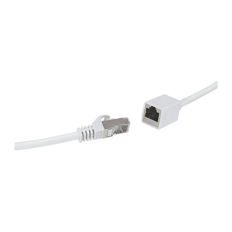 LogiLink CQX061S προέκταση καλωδίου σύνδεσης Cat.6A Premium, 3 m, λευκή