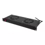 LogiLink FAU102B μονάδα ανεμιστήρων 19″, 2 ανεμιστήρες, με διακόπτη, 1U, μαύρη