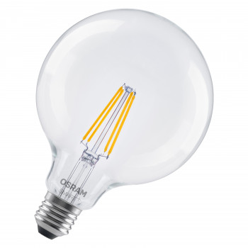 Osram SMART+ MATTER Filament Dimmable Classic Globe 827 έξυπνη λάμπα νήματος, E27, 6 W, ζεστό λευκό, Wi-Fi