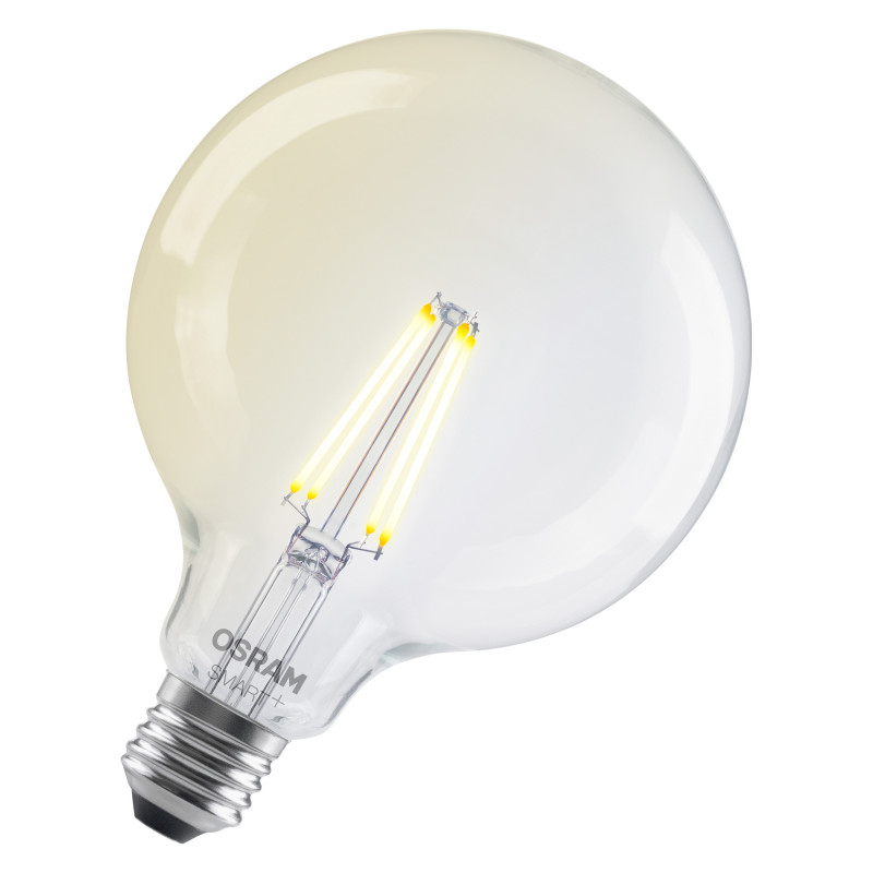 Osram SMART+ MATTER Filament Dimmable Classic Globe 827 έξυπνη λάμπα νήματος, E27, 6 W, ζεστό λευκό, Wi-Fi