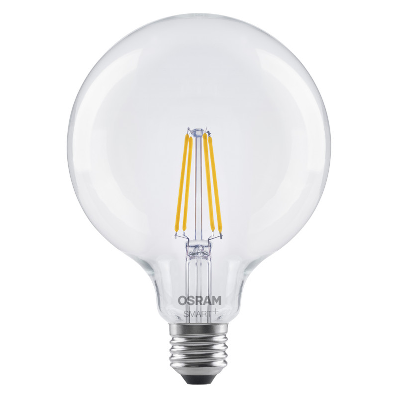 Osram SMART+ MATTER Filament Dimmable Classic Globe 827 έξυπνη λάμπα νήματος, E27, 6 W, ζεστό λευκό, Wi-Fi