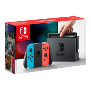 Nintendo Switch V2 NSH006 κονσόλα παιχνιδιών, κόκκινη και μπλε
