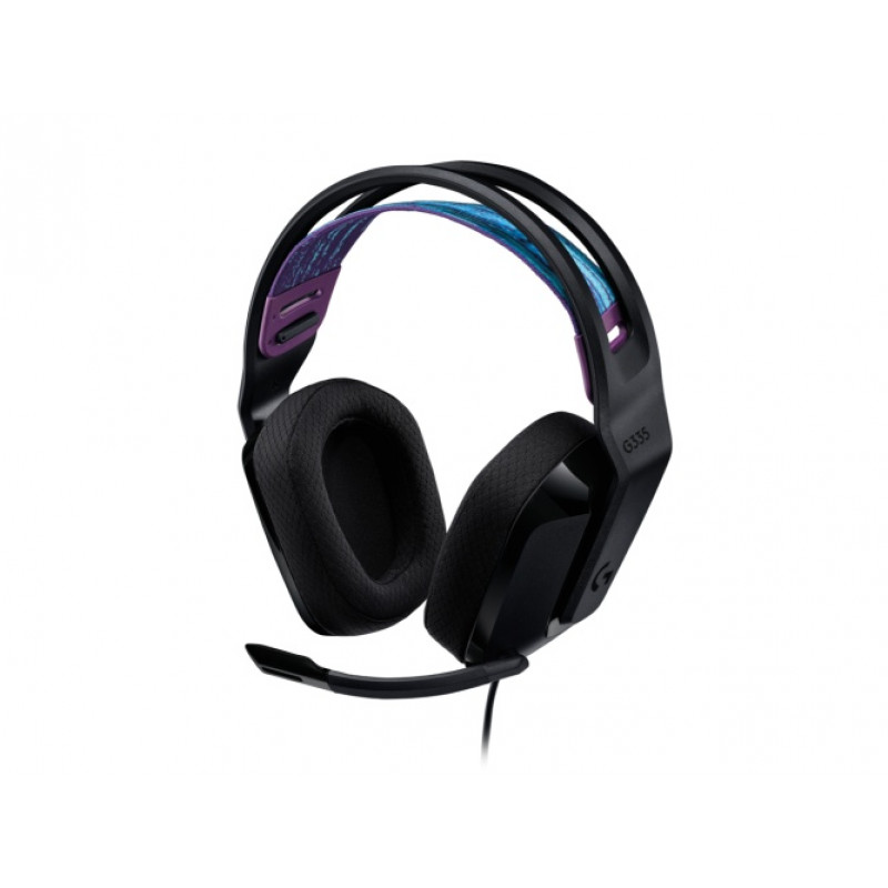 Logitech G335 ενσύρματα ακουστικά gaming, βύσμα 3,5 mm, μαύρα