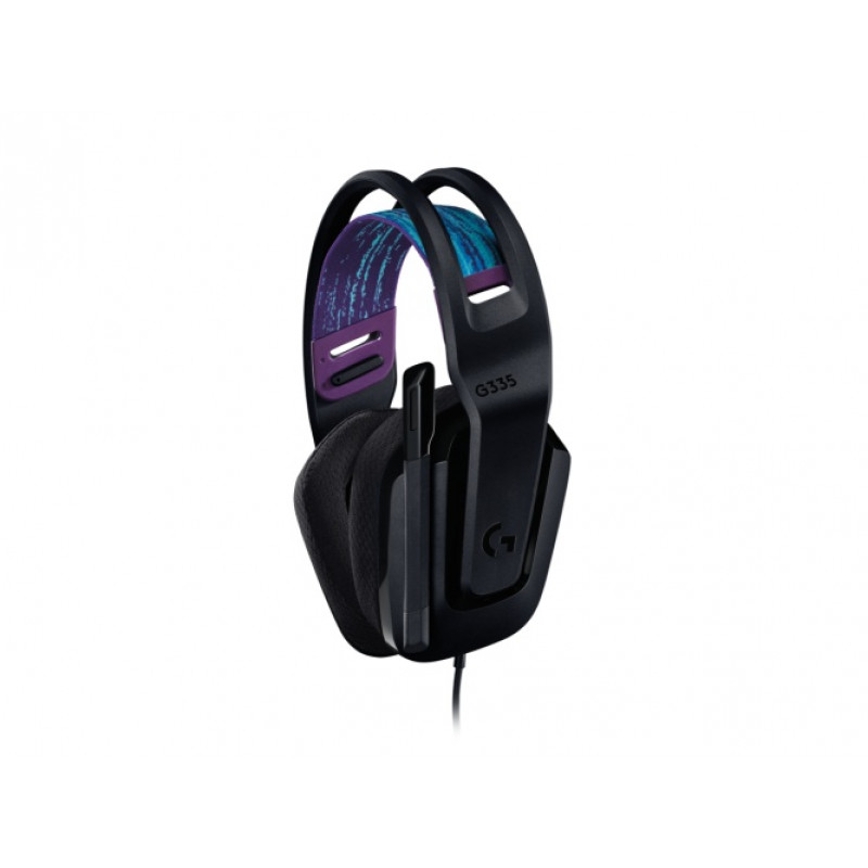 Logitech G335 ενσύρματα ακουστικά gaming, βύσμα 3,5 mm, μαύρα