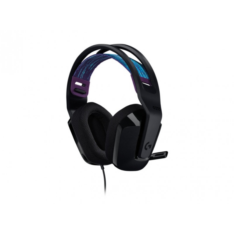 Logitech G335 ενσύρματα ακουστικά gaming, βύσμα 3,5 mm, μαύρα