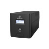 Alantec AP-BK1000-02 τροφοδοτικό αδιάλειπτης λειτουργίας UPS 1000VA/600W, τύπου πύργου, LCD, 4×CEE 7/3, USB, μπαταρίες VRLA 2×7Ah