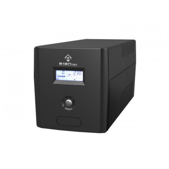 Alantec AP-BK1000-02 τροφοδοτικό αδιάλειπτης λειτουργίας UPS 1000VA/600W, τύπου πύργου, LCD, 4×CEE 7/3, USB, μπαταρίες VRLA 2×7Ah