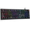 Marvo KG917 μηχανικό πληκτρολόγιο gaming, διάταξη US, RGB, διακόπτες Jixian Blue, USB, μαύρο
