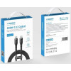 Veger CC03 καλώδιο USB-C σε USB-C, PD 48 V 5 A 240 W, 1,5 μ., μαύρο