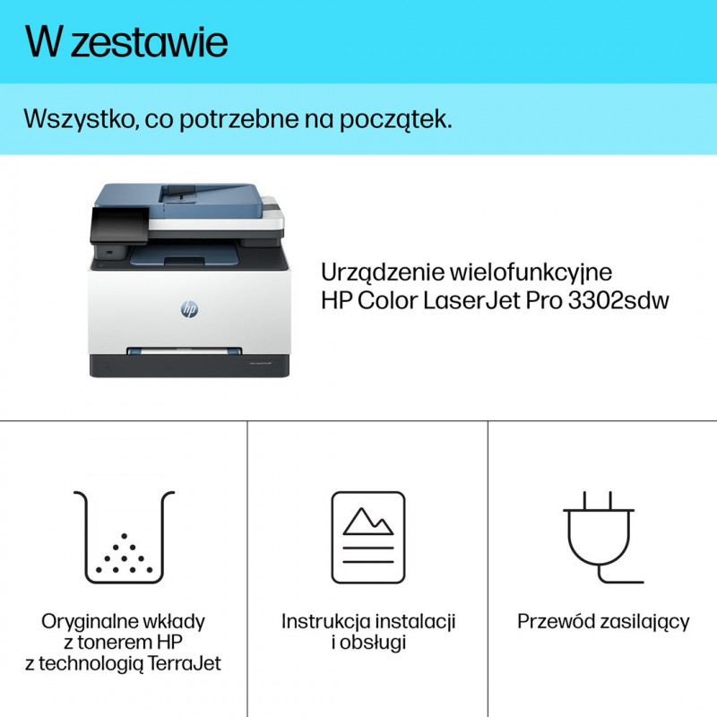 HP Color LaserJet Pro 3302sdw πολυμηχάνημα (499Q6F)