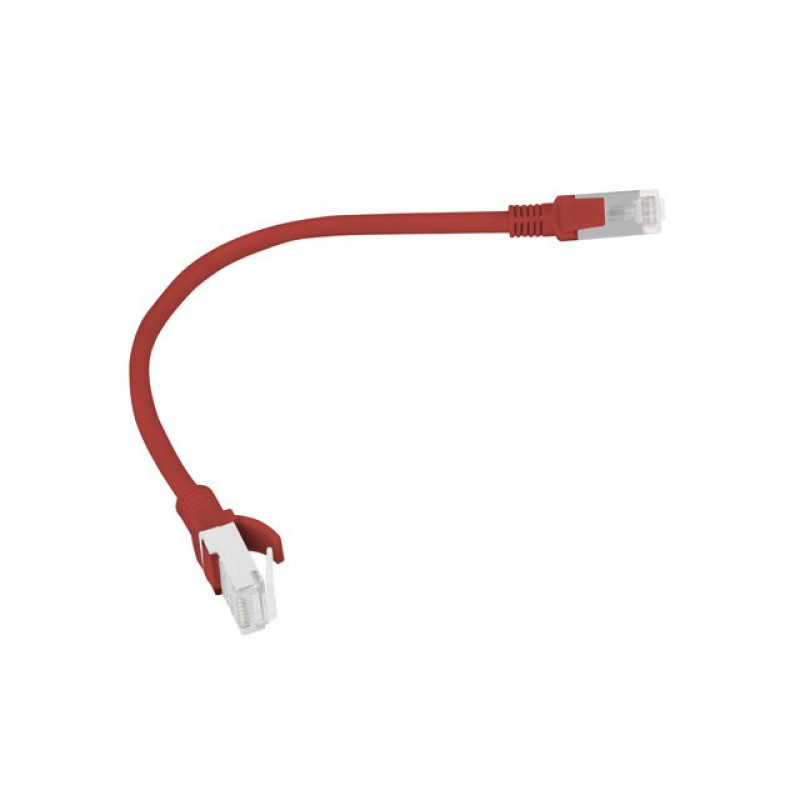 Lanberg PCU6-10CC-0025-R καλώδιο δικτύου RJ45 Cat.6 U/UTP, 0,25 m, κόκκινο
