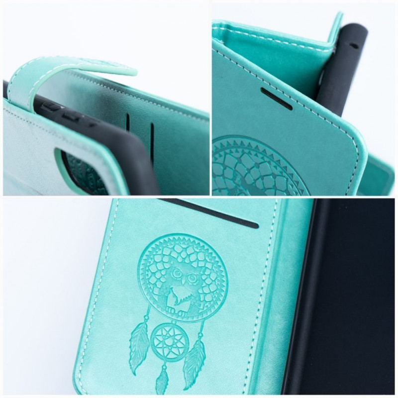 OEM θήκη flip Mezzo Book για Samsung S20 FE / S20 FE 5G, σχέδιο ονειροπαγίδα, πράσινη