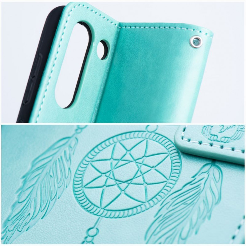 OEM θήκη flip Mezzo Book για Samsung S20 FE / S20 FE 5G, σχέδιο ονειροπαγίδα, πράσινη