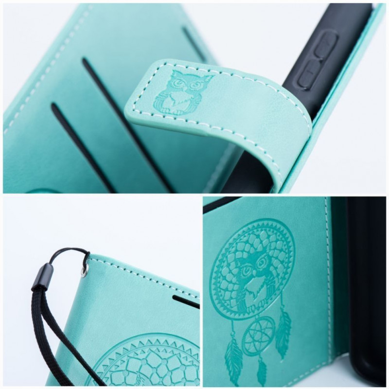 OEM θήκη flip Mezzo Book για Samsung S20 FE / S20 FE 5G, σχέδιο ονειροπαγίδα, πράσινη