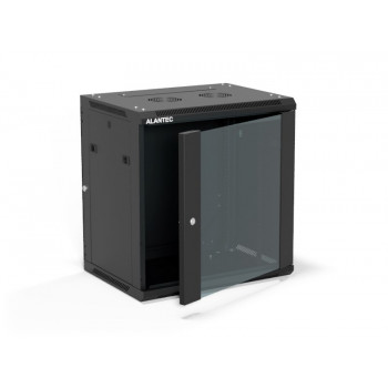 Alantec SW-12U-600-450-01-CF επιτοίχιο ερμάριο διακομιστών 19 ιντσών 12U, 600x450, μαύρο, για αυτοσυναρμολόγηση (Flat Pack)