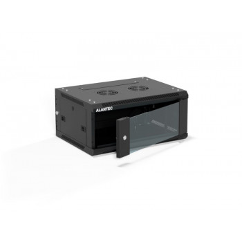 Alantec SW-4U-600-450-01-CF επιτοίχιο ερμάριο διακομιστών 19 ιντσών 4U, 600x450, μαύρο, για αυτοσυναρμολόγηση (Flat Pack)