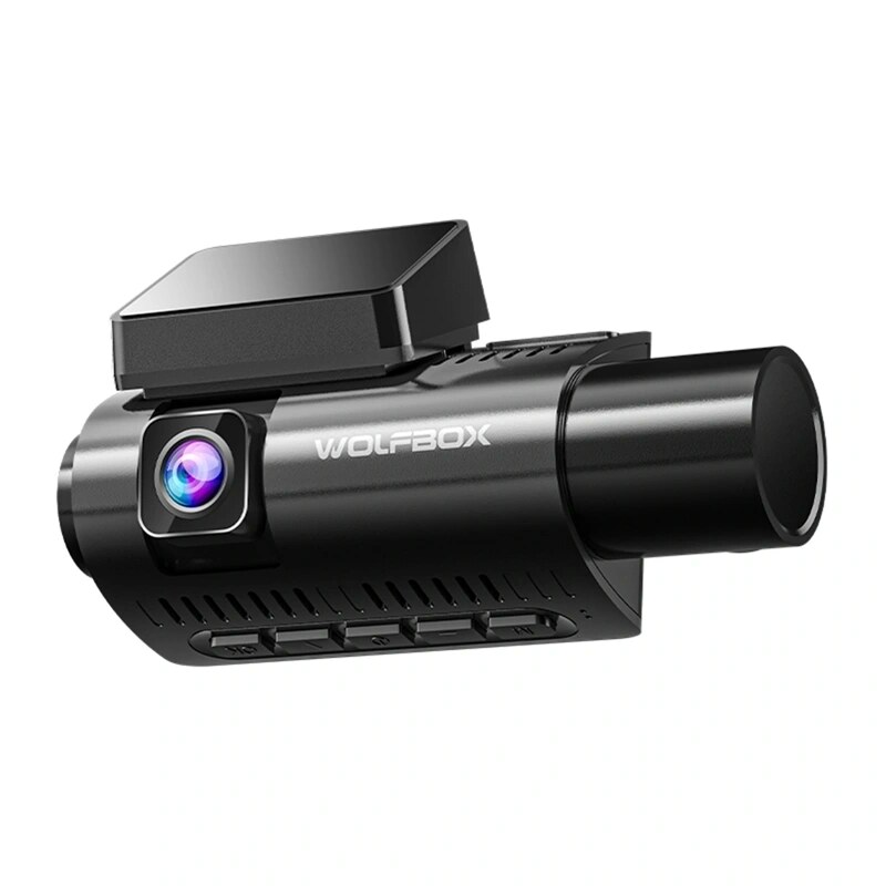 WOLFBOX i07 κάμερα αυτοκινήτου, εμπρός 2,5K + πίσω και εσωτερική 1080p, Wi-Fi